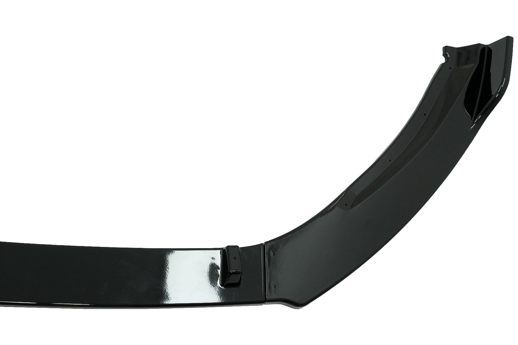 Vorne Add-On Spoilerlippe Erweiterung für Skoda Octavia III 5E 13-16 Glänzend schwarz CarPartsTuning