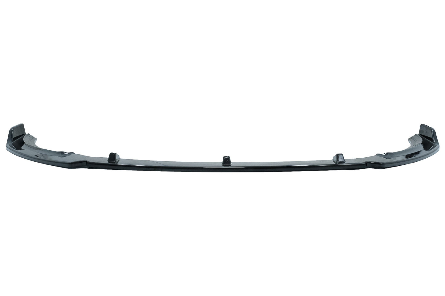 Add-On Frontlippe Verlängerung Spoiler für VW Polo AW MK6 2018+ Glänzend schwarz CarPartsTuning