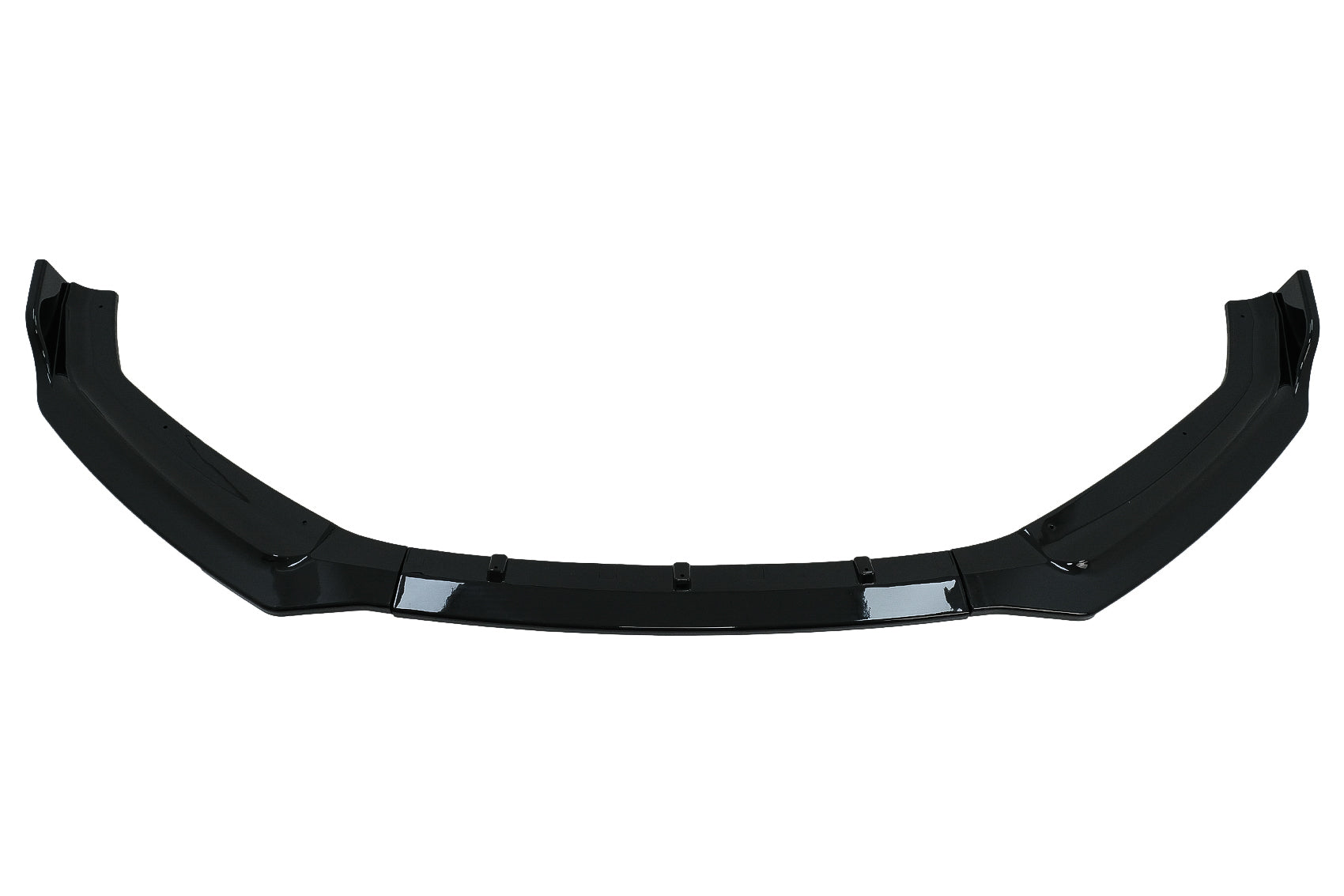 Frontstoßstange Add-On Spoiler Lippe für Audi A5 F5 2017-2019 Glänzend schwarz CarPartsTuning