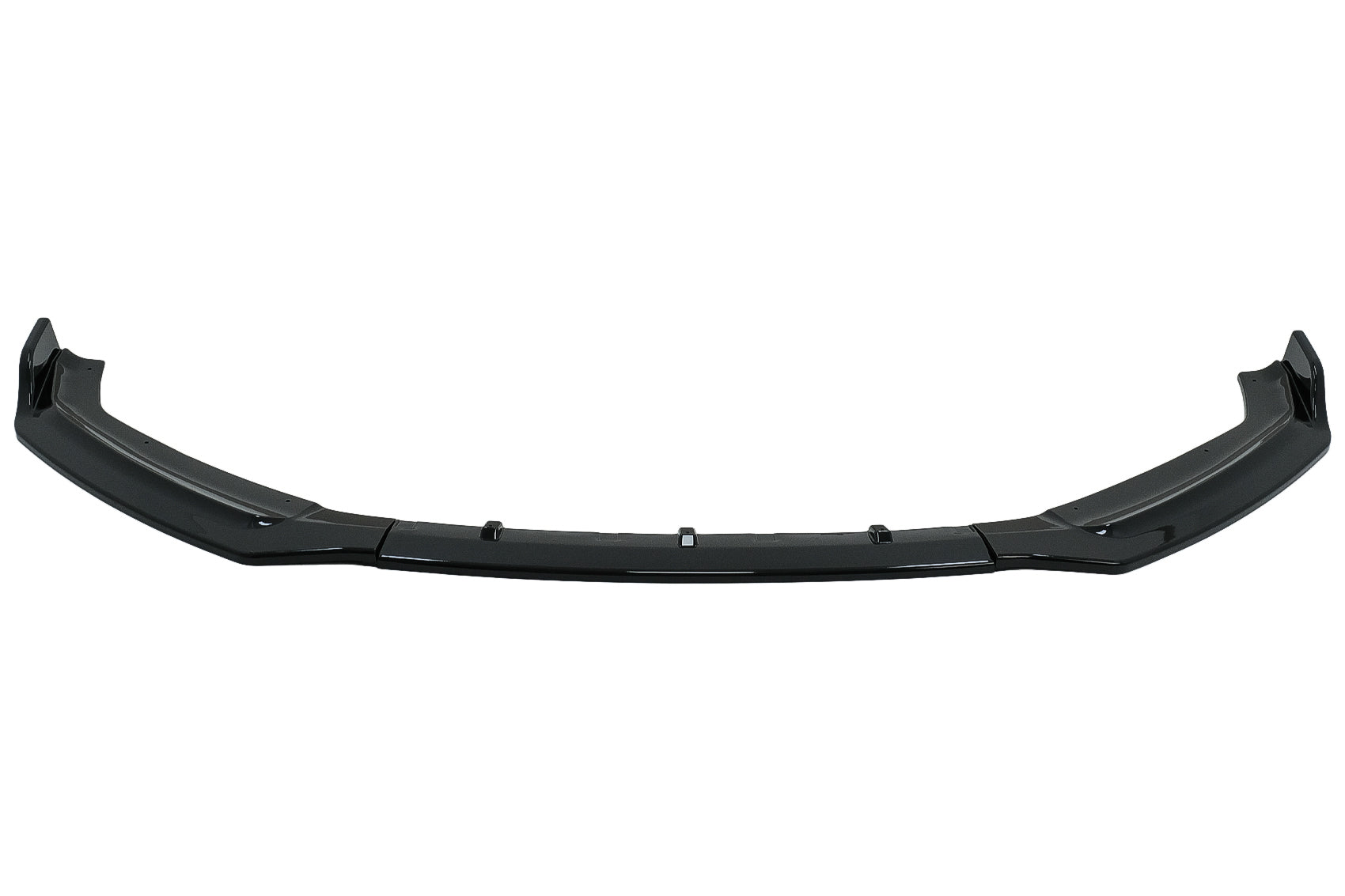 Frontstoßstange Add-On Spoiler Lippe für Audi A5 F5 2017-2019 Glänzend schwarz CarPartsTuning