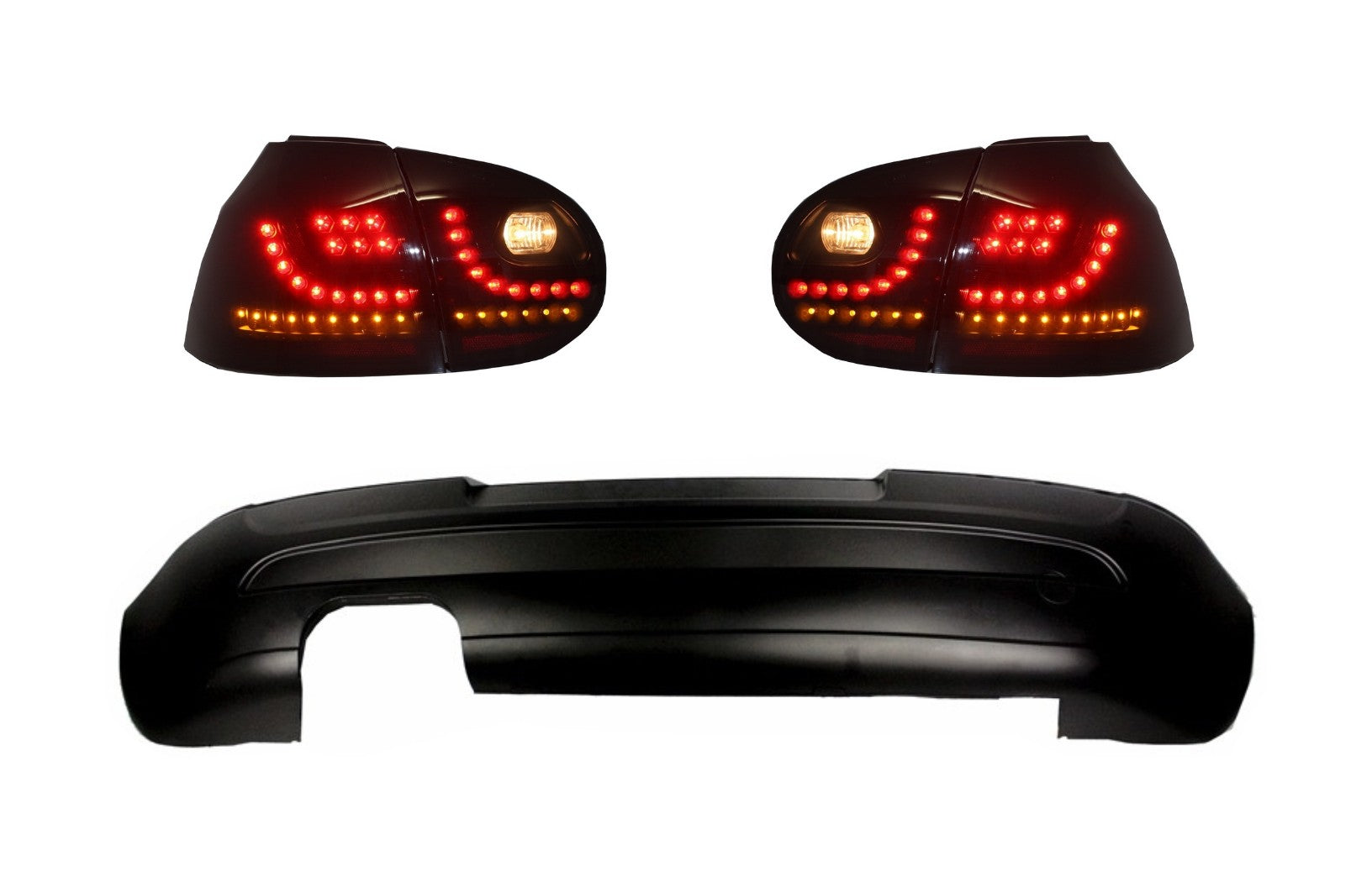 Heckausschub LED Rückleuchten Rauch für VW Golf 5 V 2003-2007 GTI Edition Look CarPartsTuning