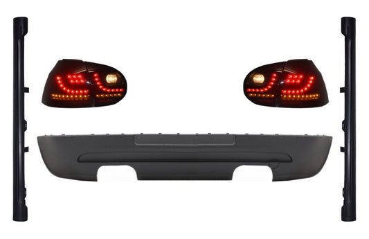 Heckausschub Zwilling Rücklicht LED Seitenschweller für VW Golf 5 V 2003-2007 GTI Look CarPartsTuning