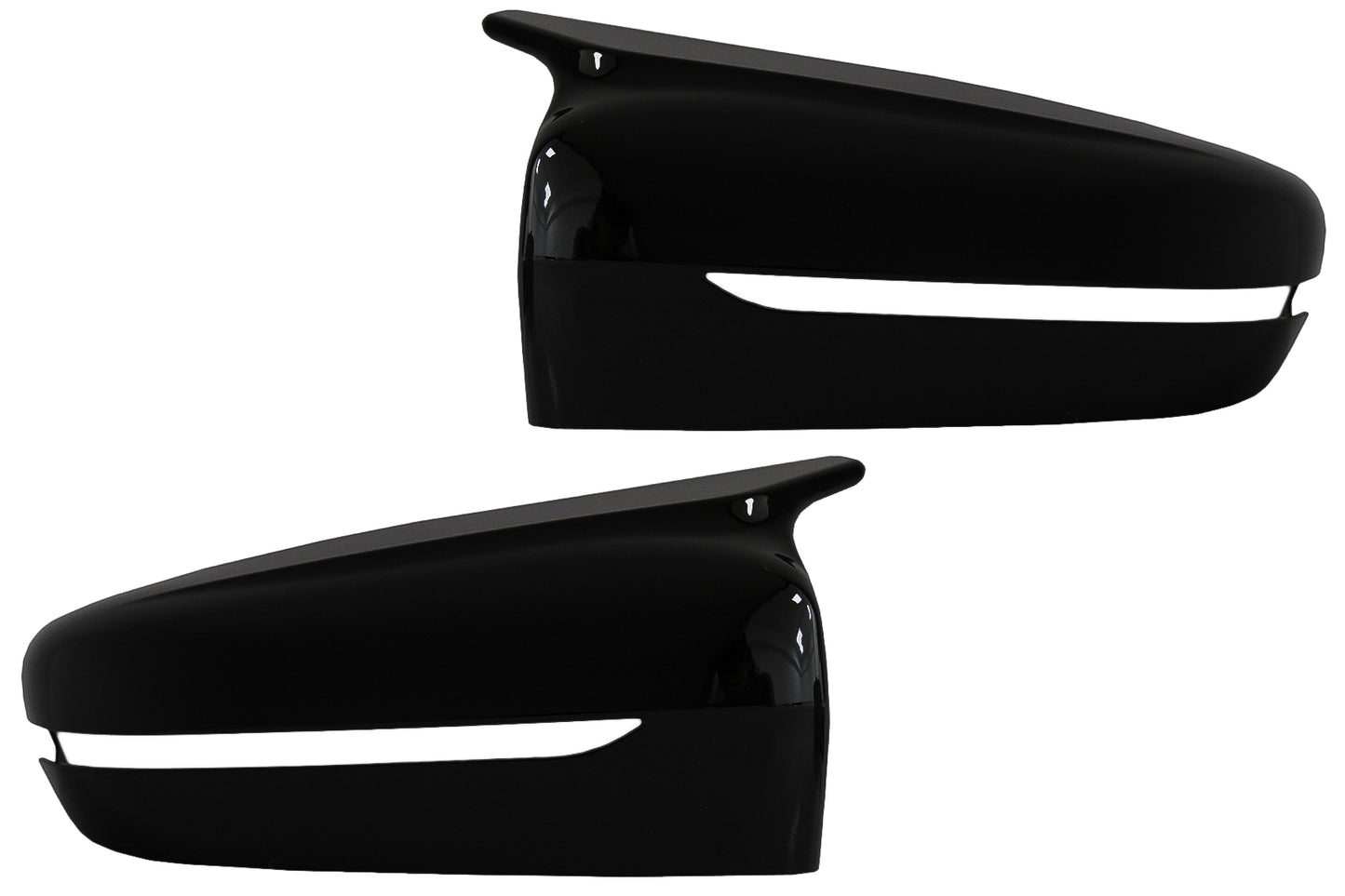 Spiegelabdeckungen für BMW 3 G20 G21 G28 2017-2022 Glänzend schwarz M Sport Look LHD CarPartsTuning
