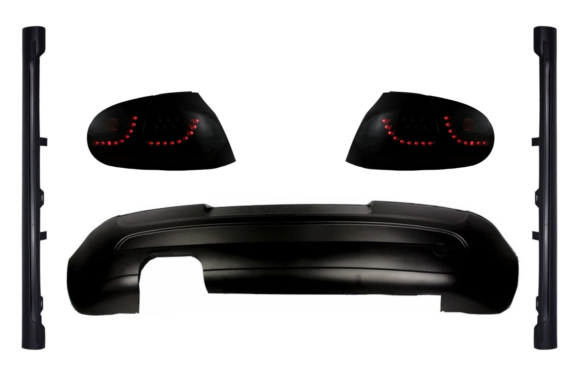 LED Rücklichter Rauch Dynamisch Erweiterung Seitenschweller für VW Golf 5 04-07 GTI Look CarPartsTuning