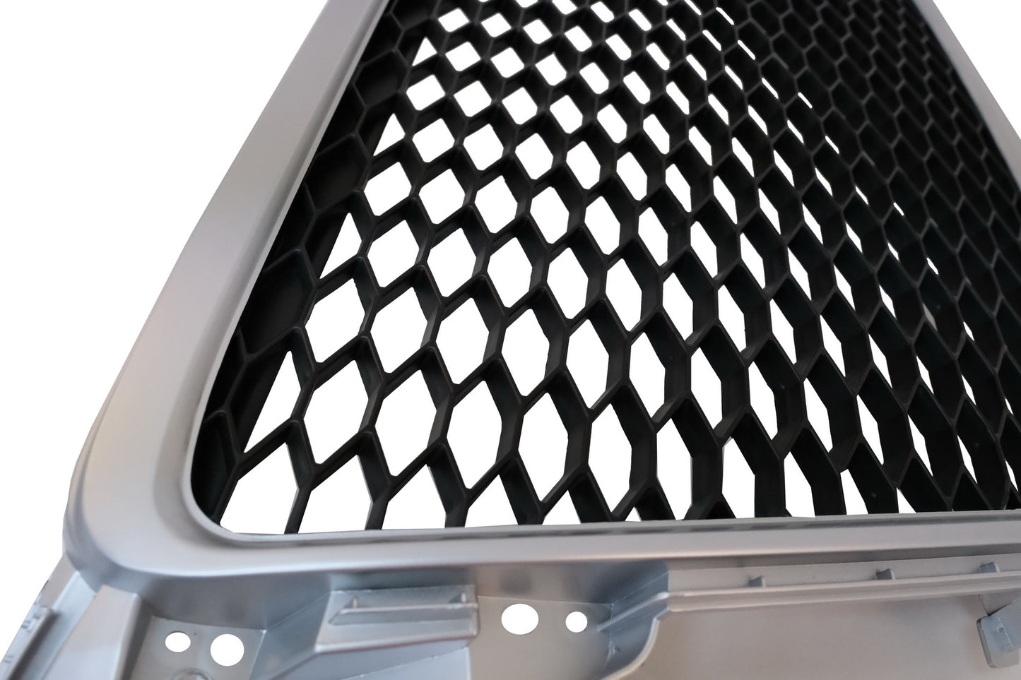 Badgeless Grille geeignet für AUDI A4 B8 07-12 Limo Avant RS Design Silber CarPartsTuning