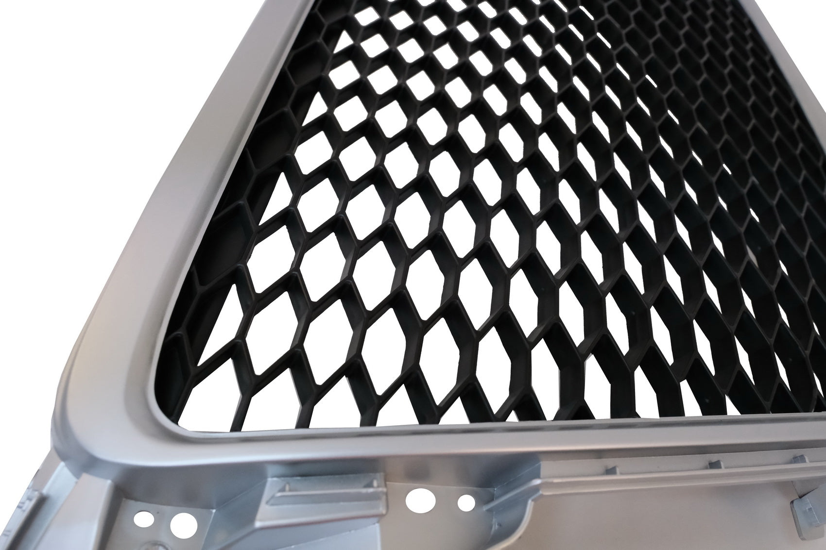 Badgeless Grille geeignet für AUDI A4 B8 07-12 Limo Avant RS Design Silber CarPartsTuning