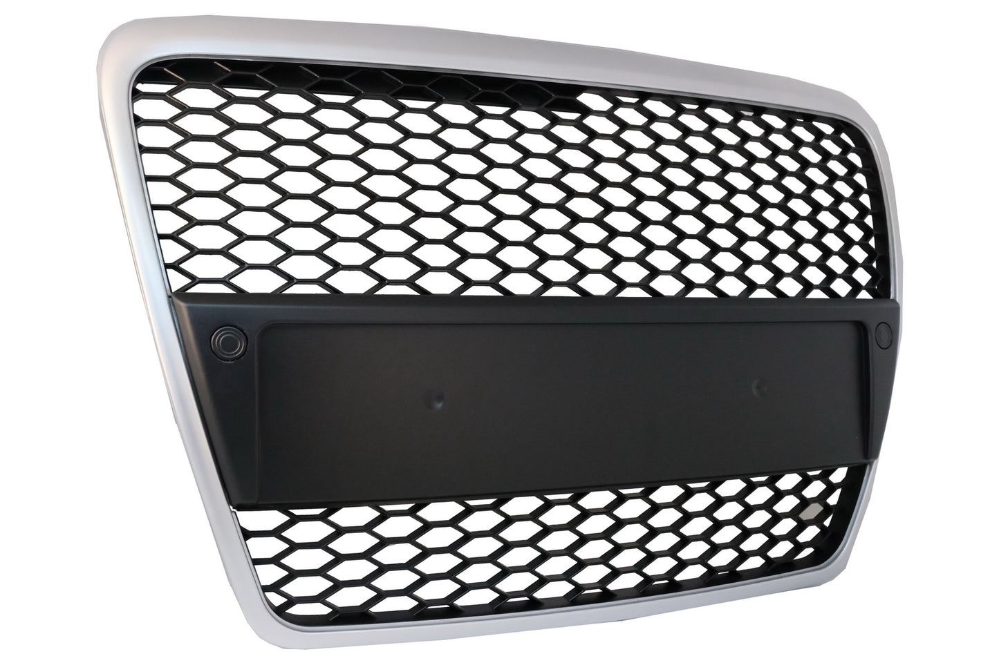 Kühlergrill für Audi A6 4F 4F2 C6 04-11 Limousine Avant RS Look Matt Silber CarPartsTuning