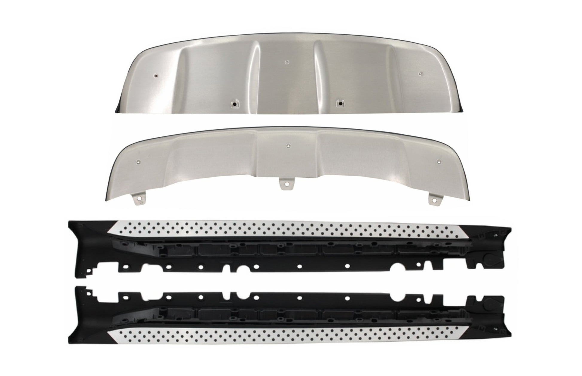 Unterfahrschutz Off Road für BMW X6 E71 2008-2014 Rostfreier Stahl Trittbretter CarPartsTuning