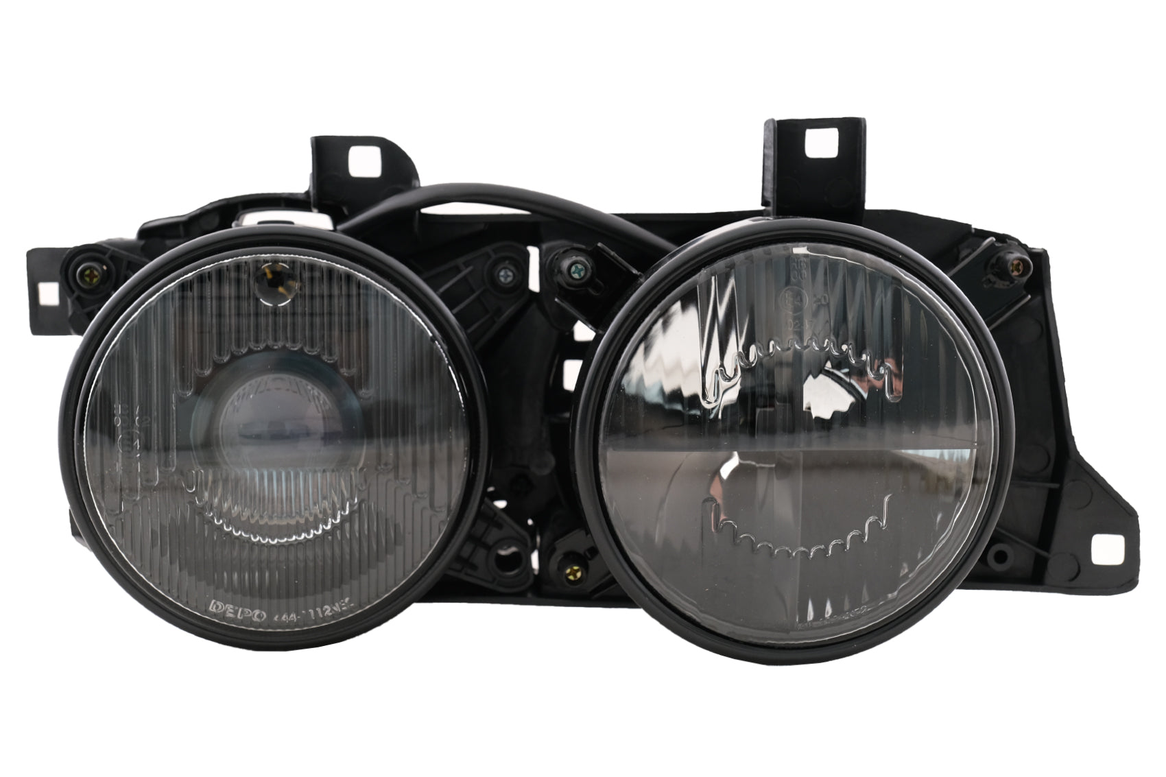 Angel Eyes Scheinwerfer für BMW 7er E32 1986-1994 5er E34 1987-1996 Schwarz- CarPartsTuning