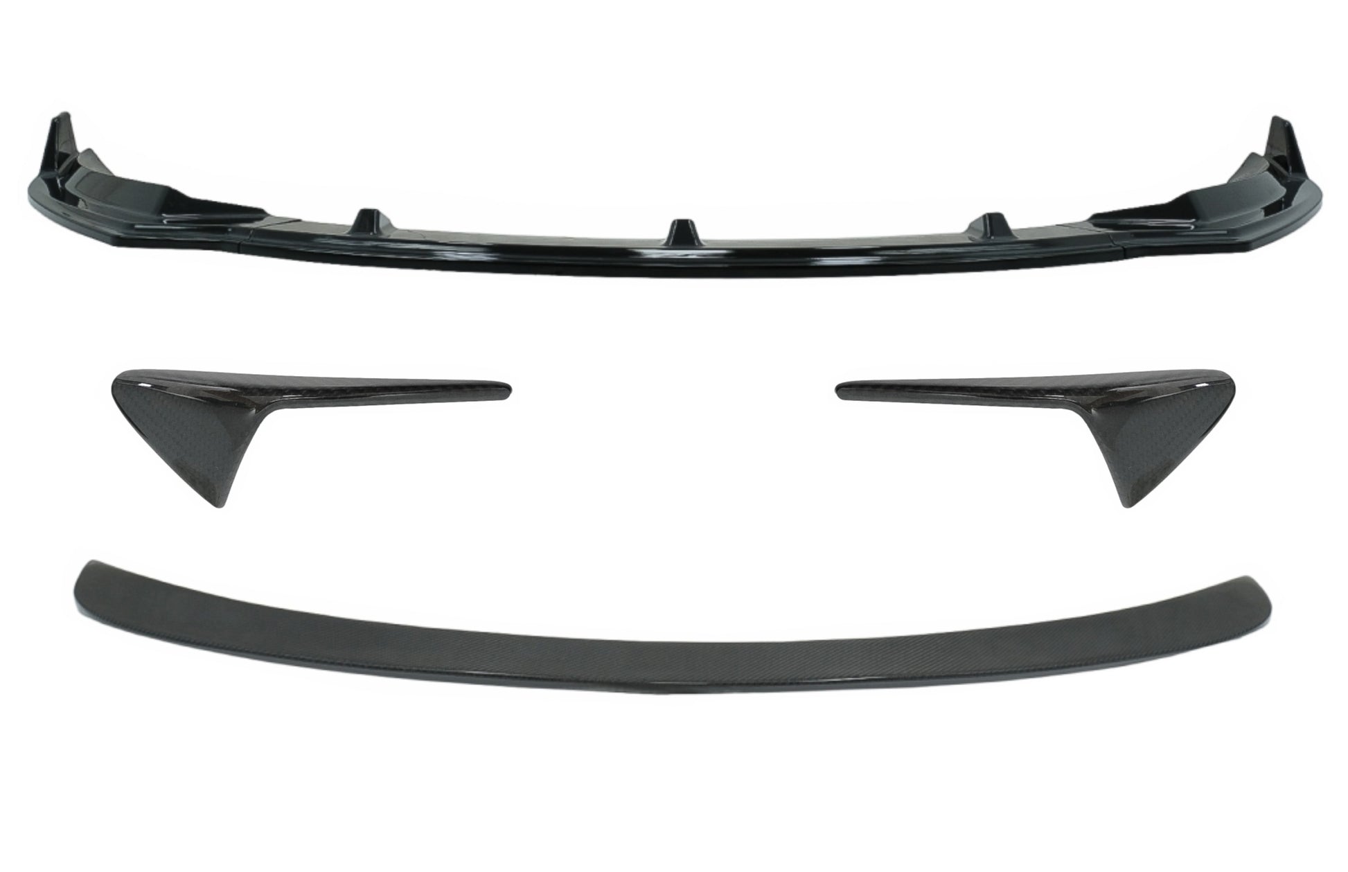 Kofferraumspoiler für Tesla Model 3 2017+ Blinker Abdeckungen Add-On Frontlippe CarPartsTuning