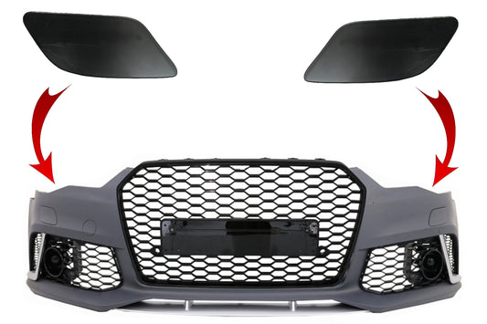 SRA Abdeckungen Frontstoßstange für Audi A6 C7 4G 2011-2018 RS6 Look CarPartsTuning