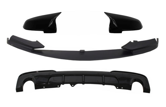 Spoiler Lippe für BMW 5 F10 F11 15-17 M-Performance Look Spiegelabdeckungen Diffusor CarPartsTuning