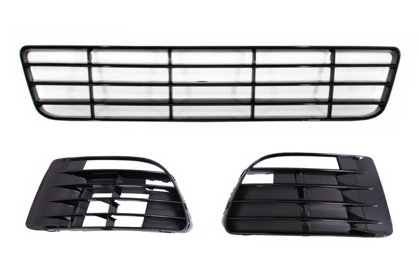 Stoßstangengitter für VW Golf VI Golf 6 08-13 Nebelscheinwerferblenden R20 Look CarPartsTuning