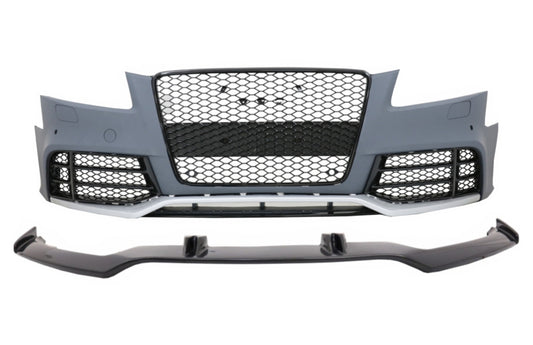 Frontstoßstange für Audi A5 8T Pre Facelift 2007-2011 RS5 Look Add-On Spoiler Lippe CarPartsTuning
