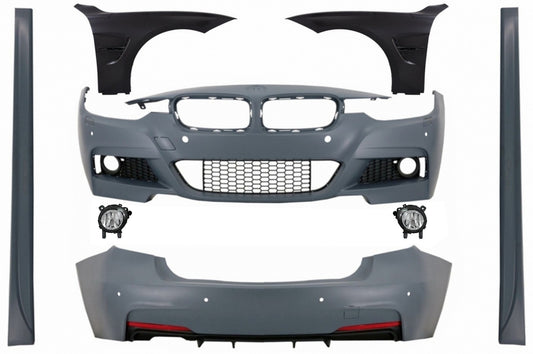 Bodykit für BMW 3er F30 2011-2019 M-Technik Look Kotflügel Nebellichter CarPartsTuning