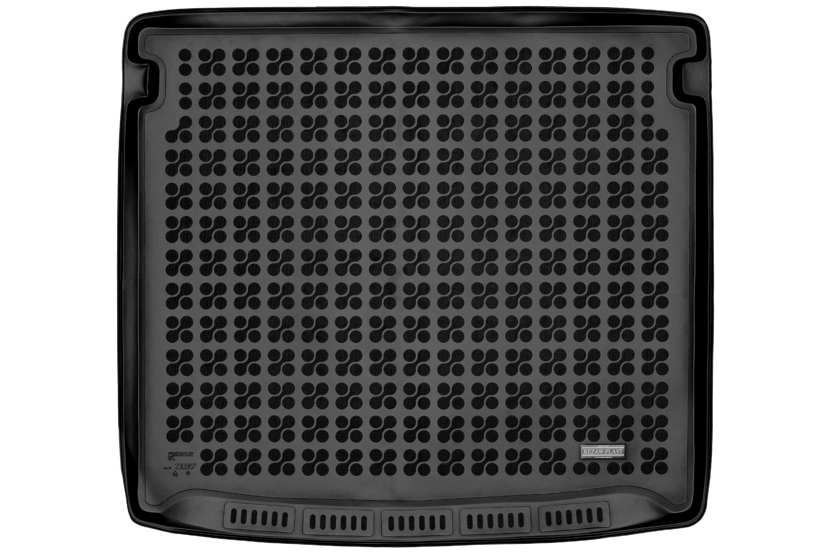 Gummi-Kofferraummatte Schwarz für Mercedes GLE W167 2019+ 7-Sitzer Geruchsfrei Dedicated CarPartsTuning