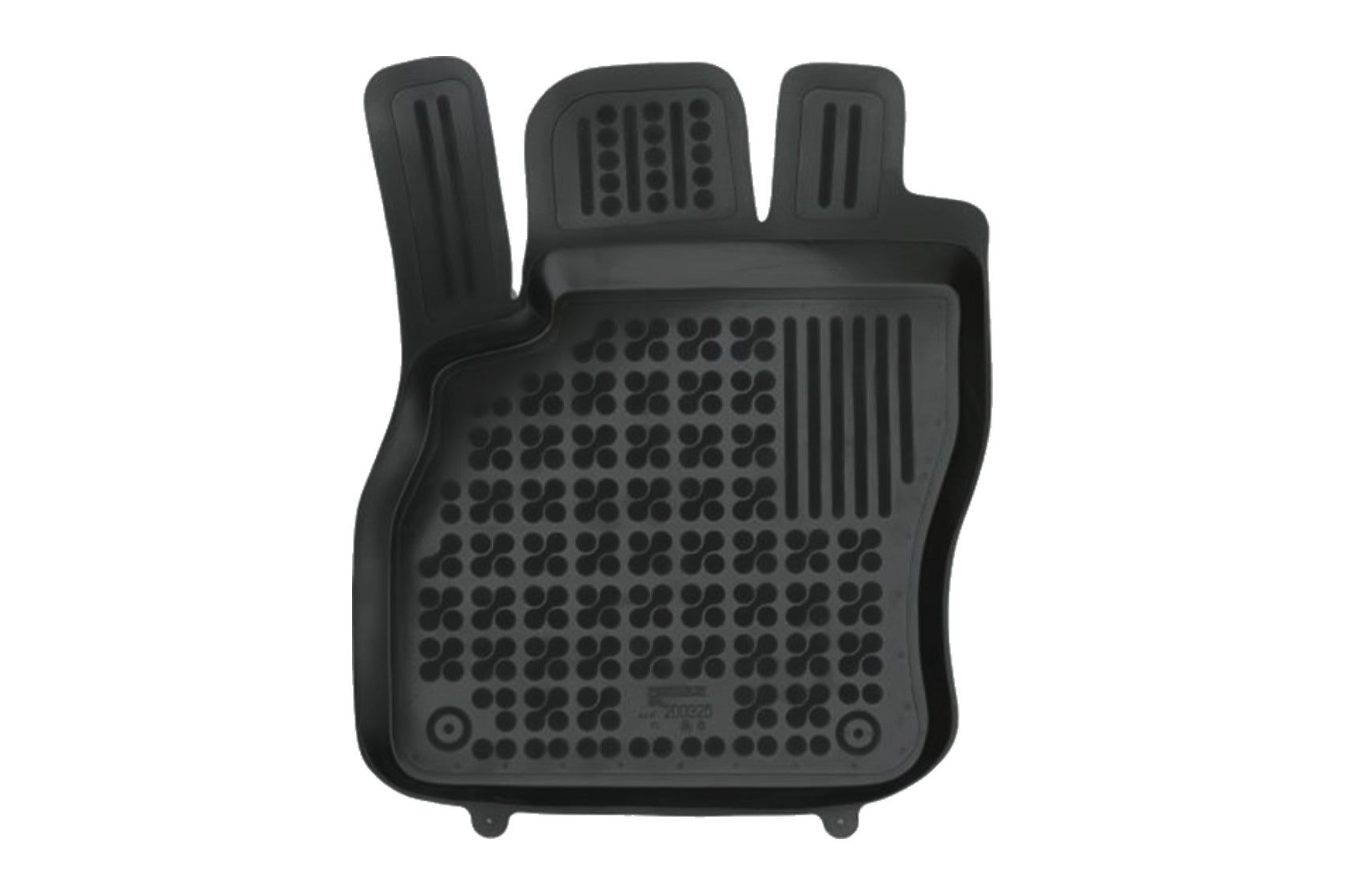 Gummibodenmatte Schwarz für Audi Q3 II 2018- Q3 Sportback 2019- Geruchlos Erhöhte Kante CarPartsTuning