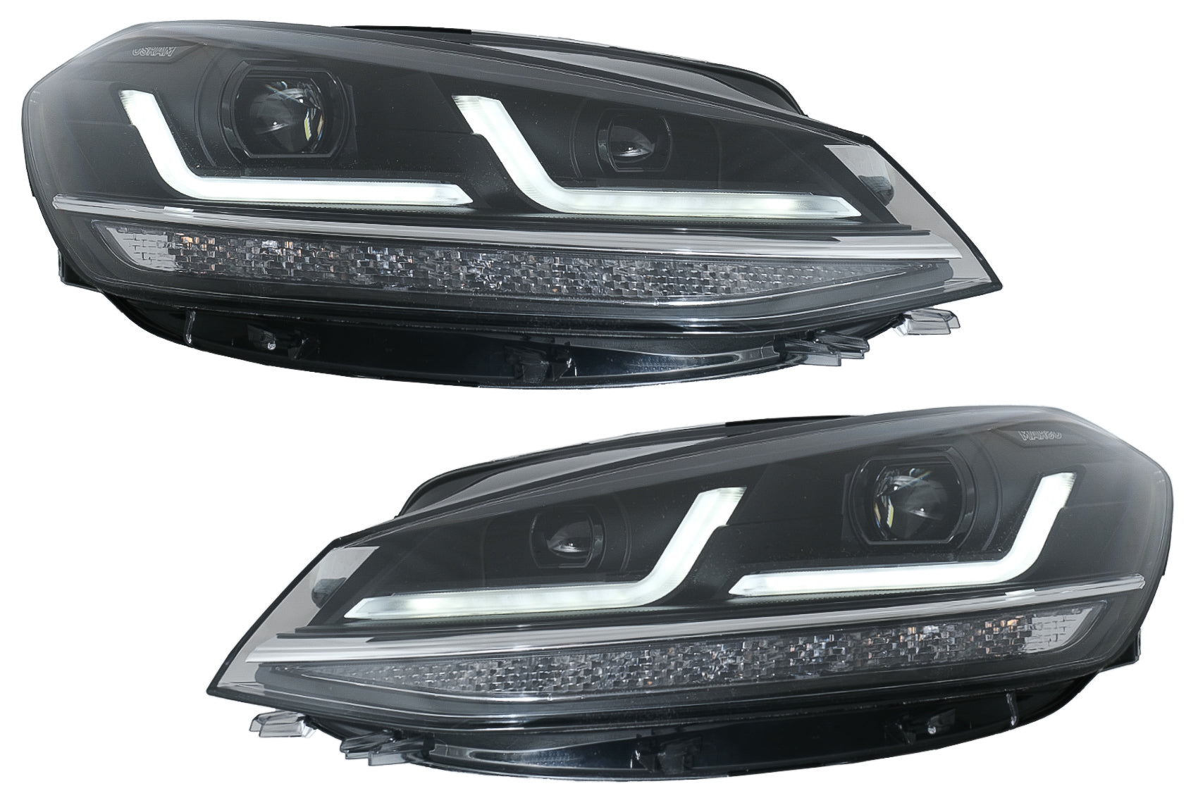 Osram Full LED Scheinwerfer LEDriving für VW Golf 7.5 für Halogen Dynamic Sygnal CarPartsTuning