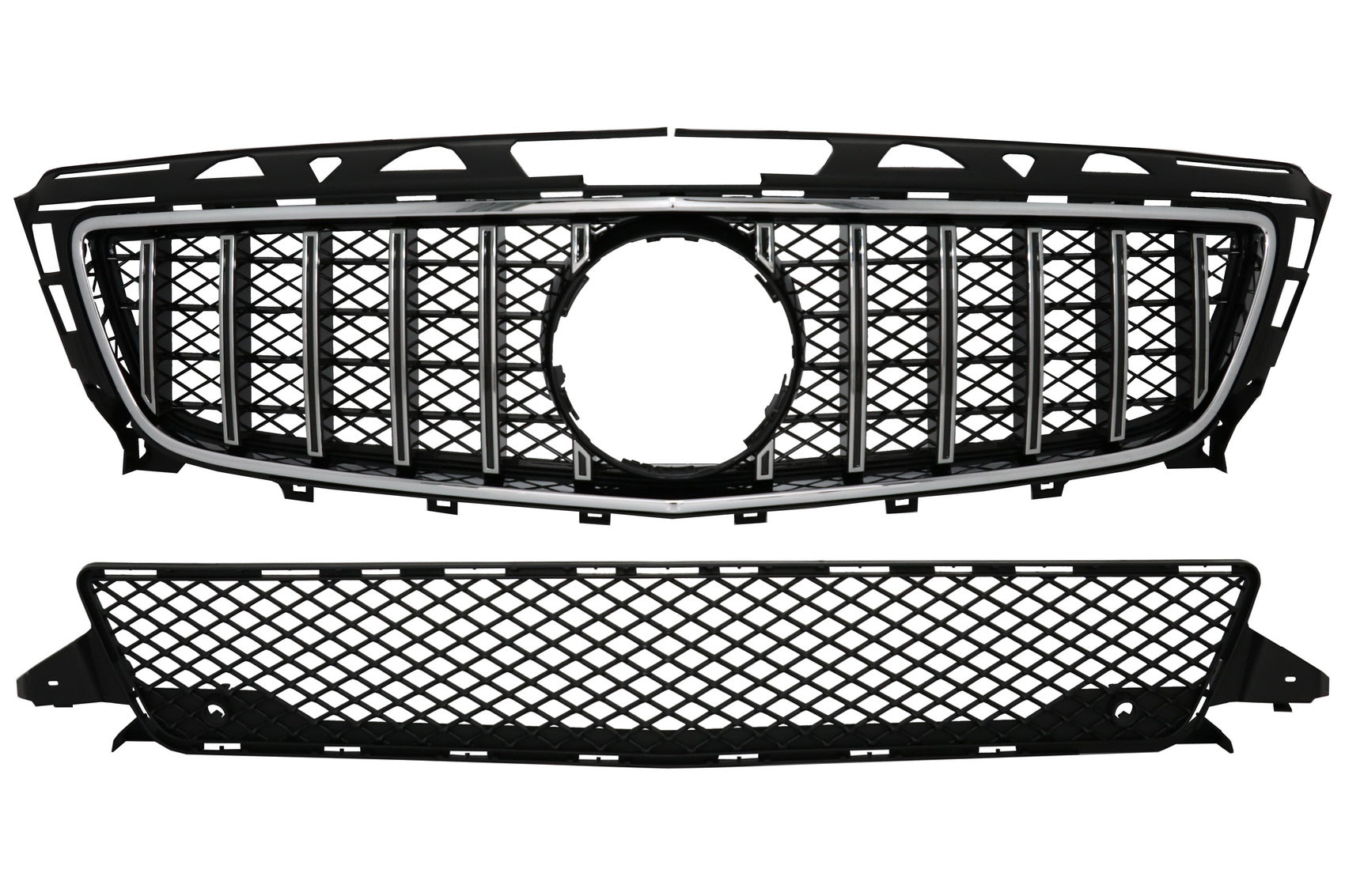 Kühlergrill für Mercedes CLS W218 C218 X218 Sport Line 11-14 GTR Look CarPartsTuning