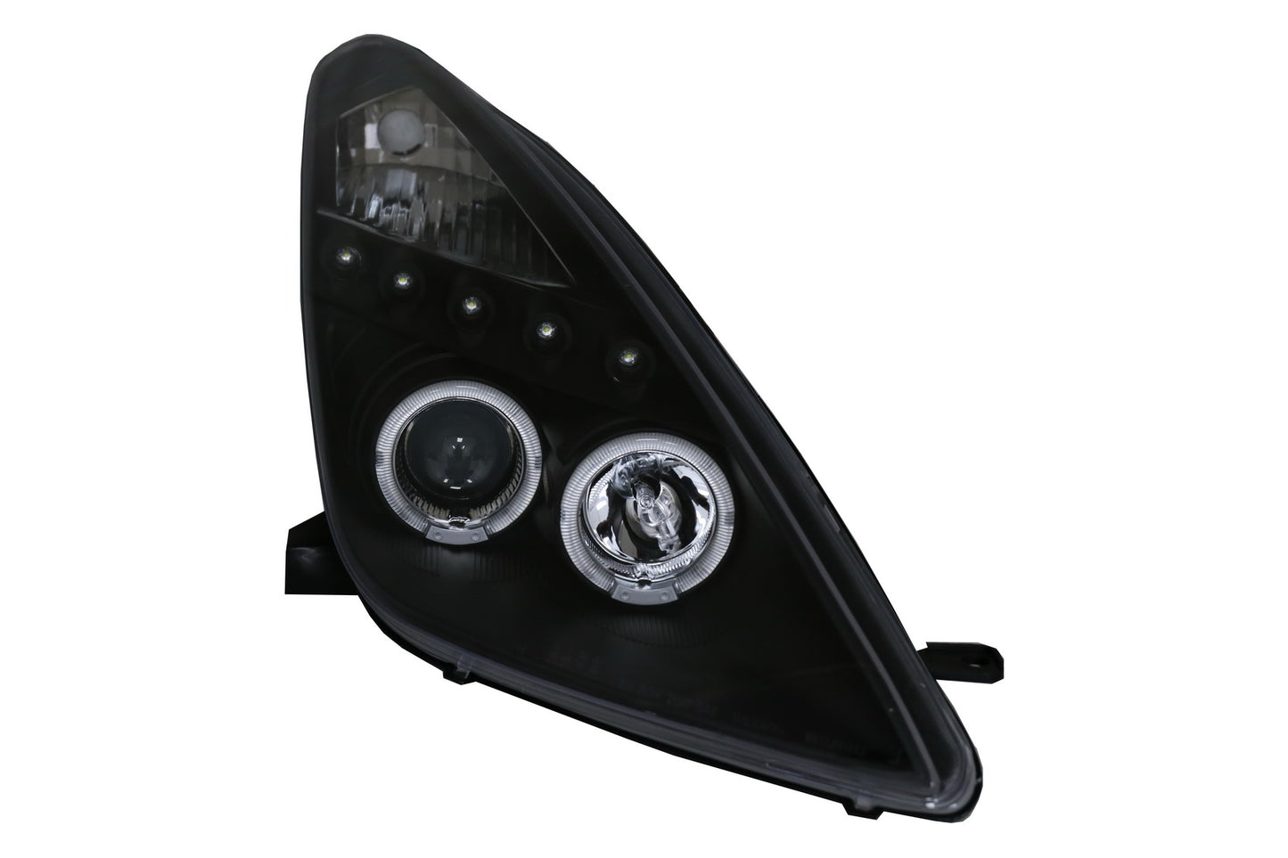 LED DRL Scheinwerfer für Toyota Celica T230 1999-2005 Angel Eyes Schwarz CarPartsTuning