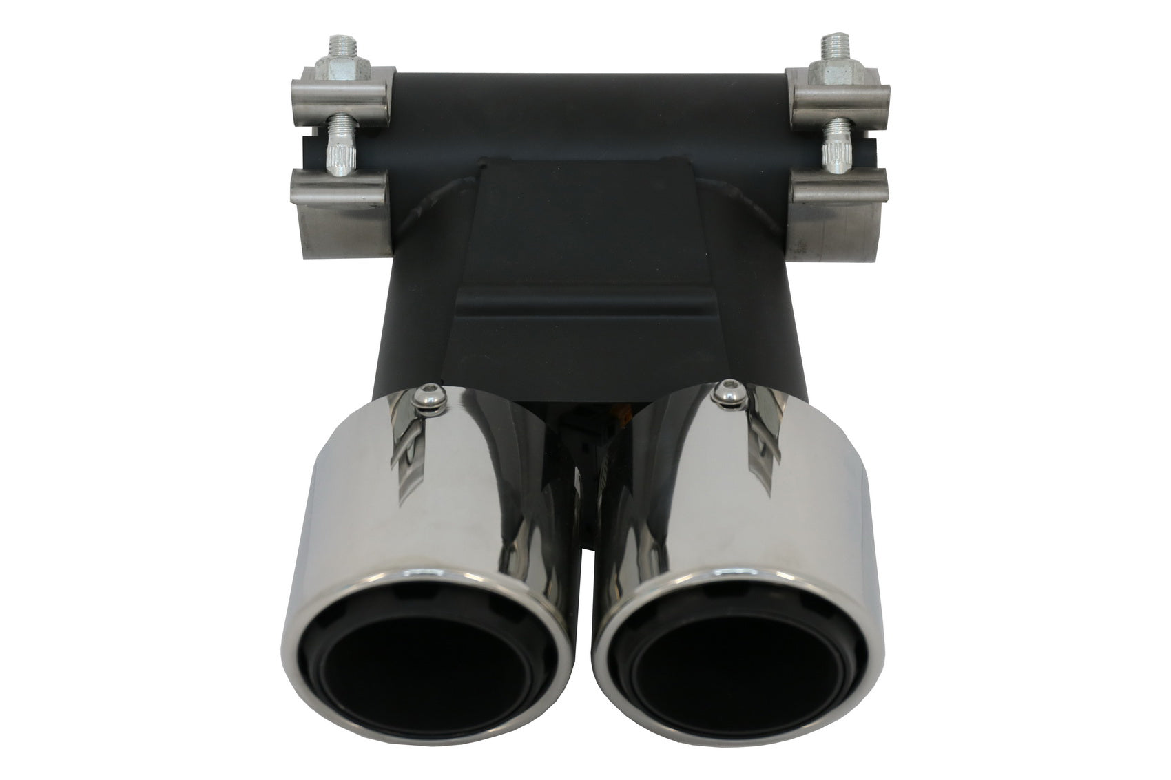 Auspufftopf Tipp für Porsche 718 Cayman Boxster 982 2016+ Chrom CarPartsTuning