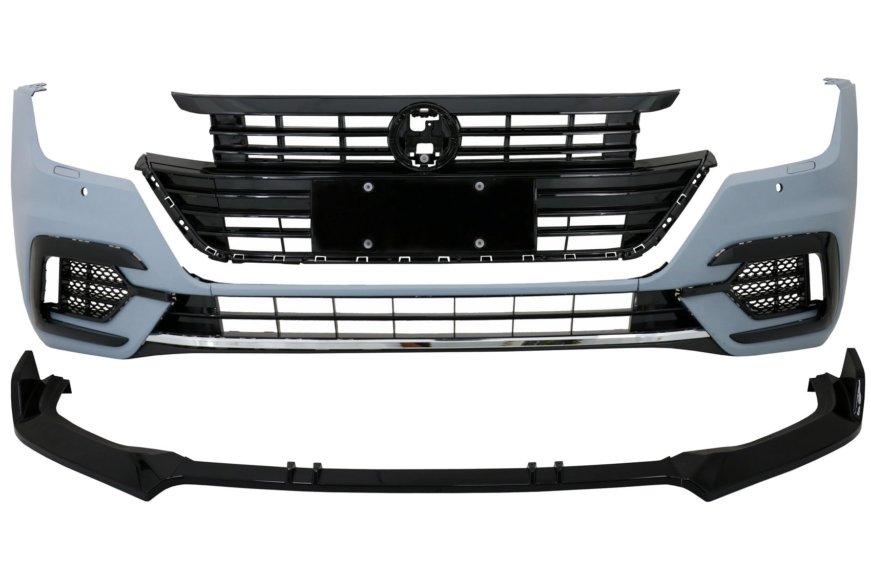 Frontstoßstange für VW Arteon 2017-2020 R Line Look Lippenverlängerung Spoile CarPartsTuning