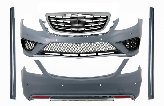 Bodykit für Mercedes S-Klasse W222 2013-06.2017 S63 Look Kühlergrill Chrom CarPartsTuning