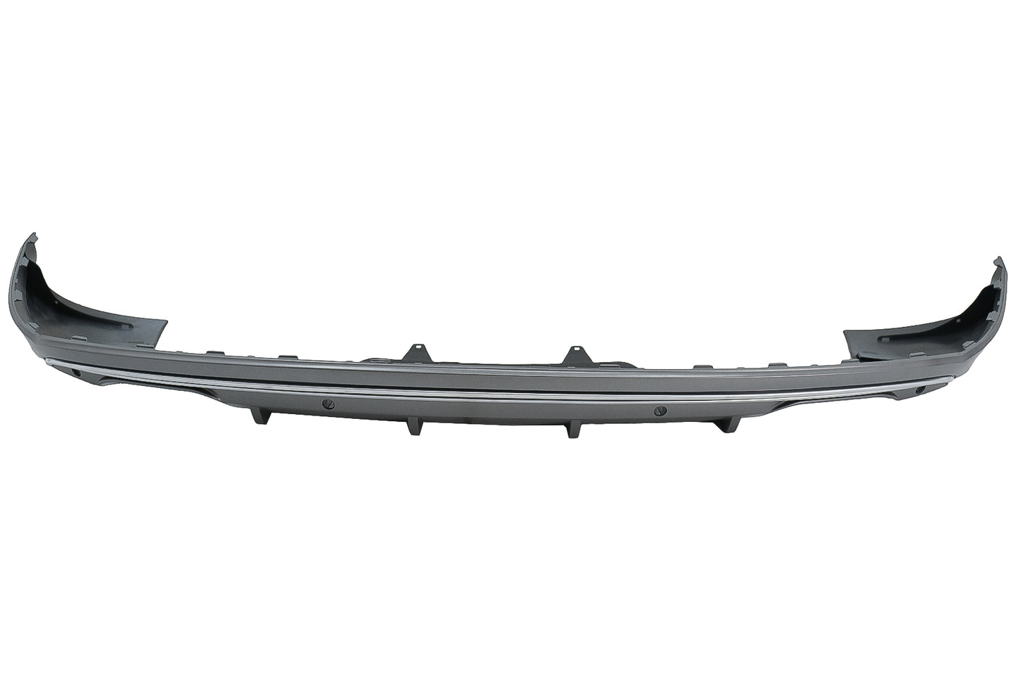 Heckstoßstangen-Volantdiffusor für Audi Q5 8R 2009-2016 Platingrau CarPartsTuning