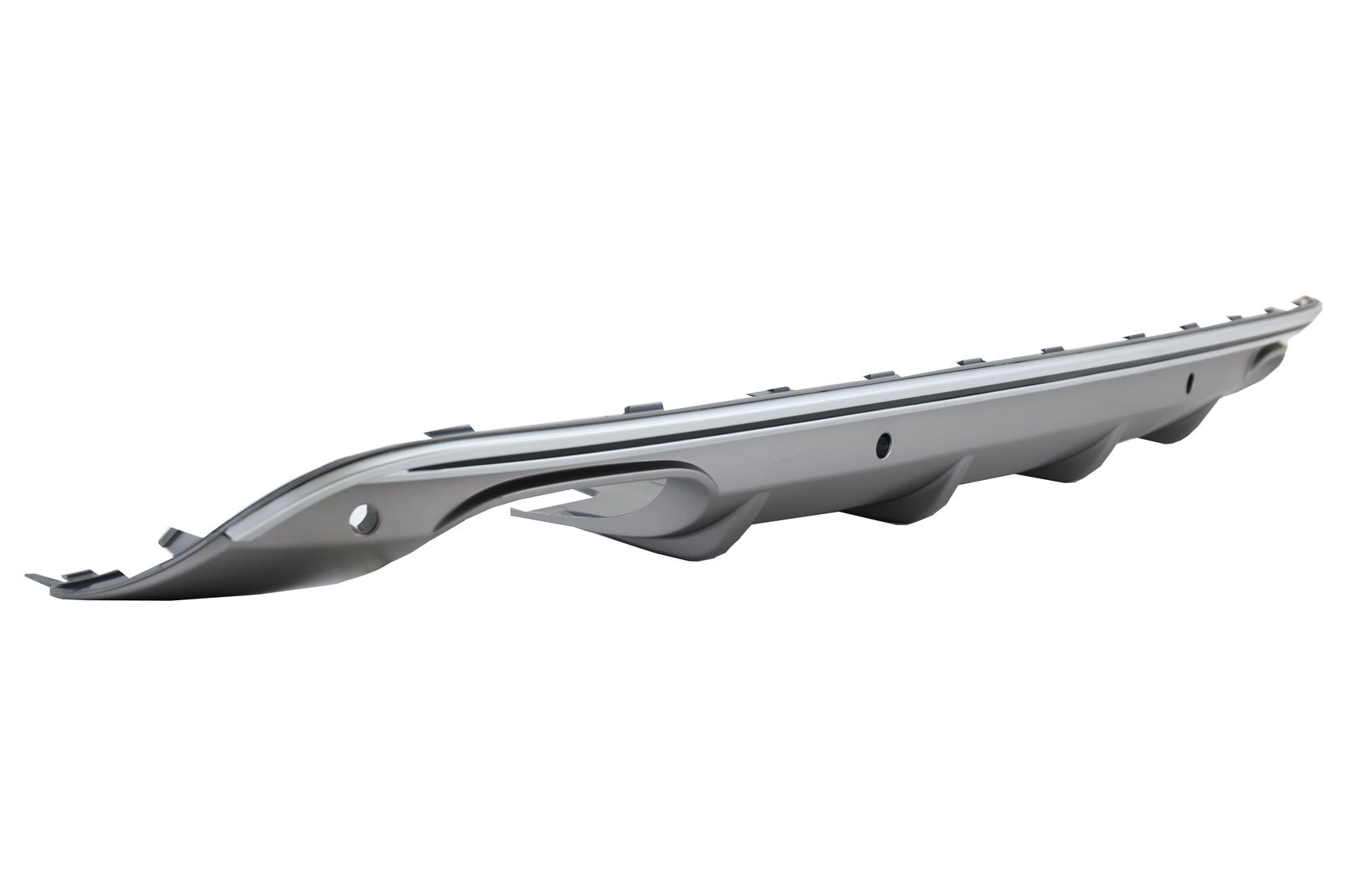 Diffusor Doppelauslass für Audi Q5 8R Facelift 09-16 S-Line Stoßstange CarPartsTuning