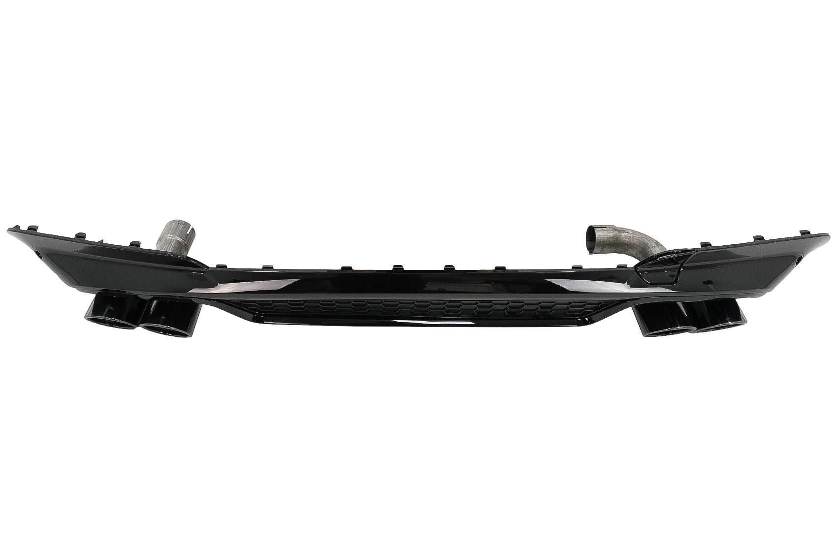 Heckschürzendiffusor Doppelauslass Mit Endrohren Passend Für BMW X3 G01 (2018-Up) M Design Piano Black KITT