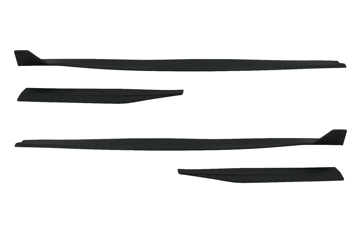 Add-On Seitenschweller Verlängerungen Splitter Passend Für Ford Mustang Mk6 VI Sechste Generation (2015-2020) GT 500 Design KITT