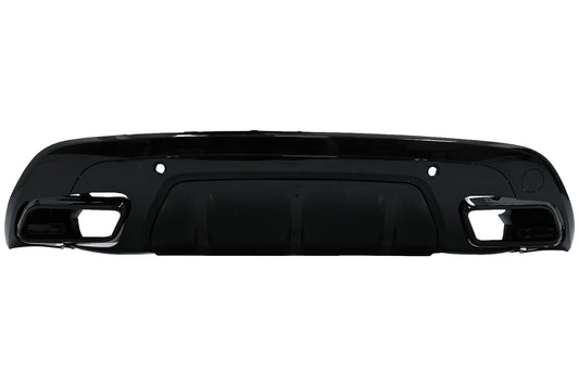 Heckstoßstangen-Diffusor Mit Endrohren Passend Für Land Range Rover Velar SUV L560 (2017-Up) Dynamischer Klavierlack-Look KITT