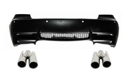 Heckstoßstange für BMW 3er E92 E93 06-10 Auspuffspitzen M3 Design CarPartsTuning