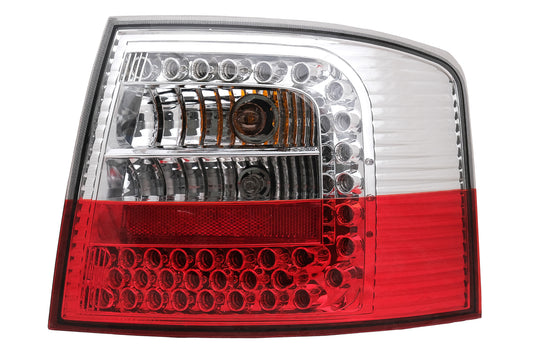 Rückleuchten LED für Audi A6 4B C5 Avant Kombi 12.1997-01.2005 klar rot Weiß CarPartsTuning