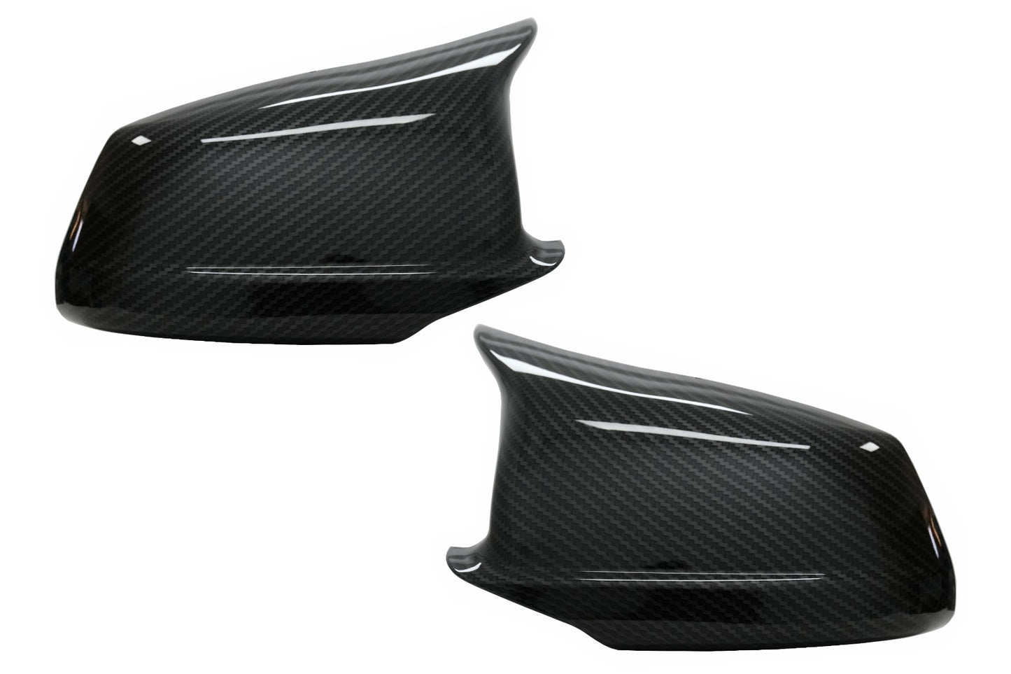 Spiegelkappen Passend Für BMW 5er F10 F11 F18 Non LCI (07.2010-2013) Carbon Look M Design KITT