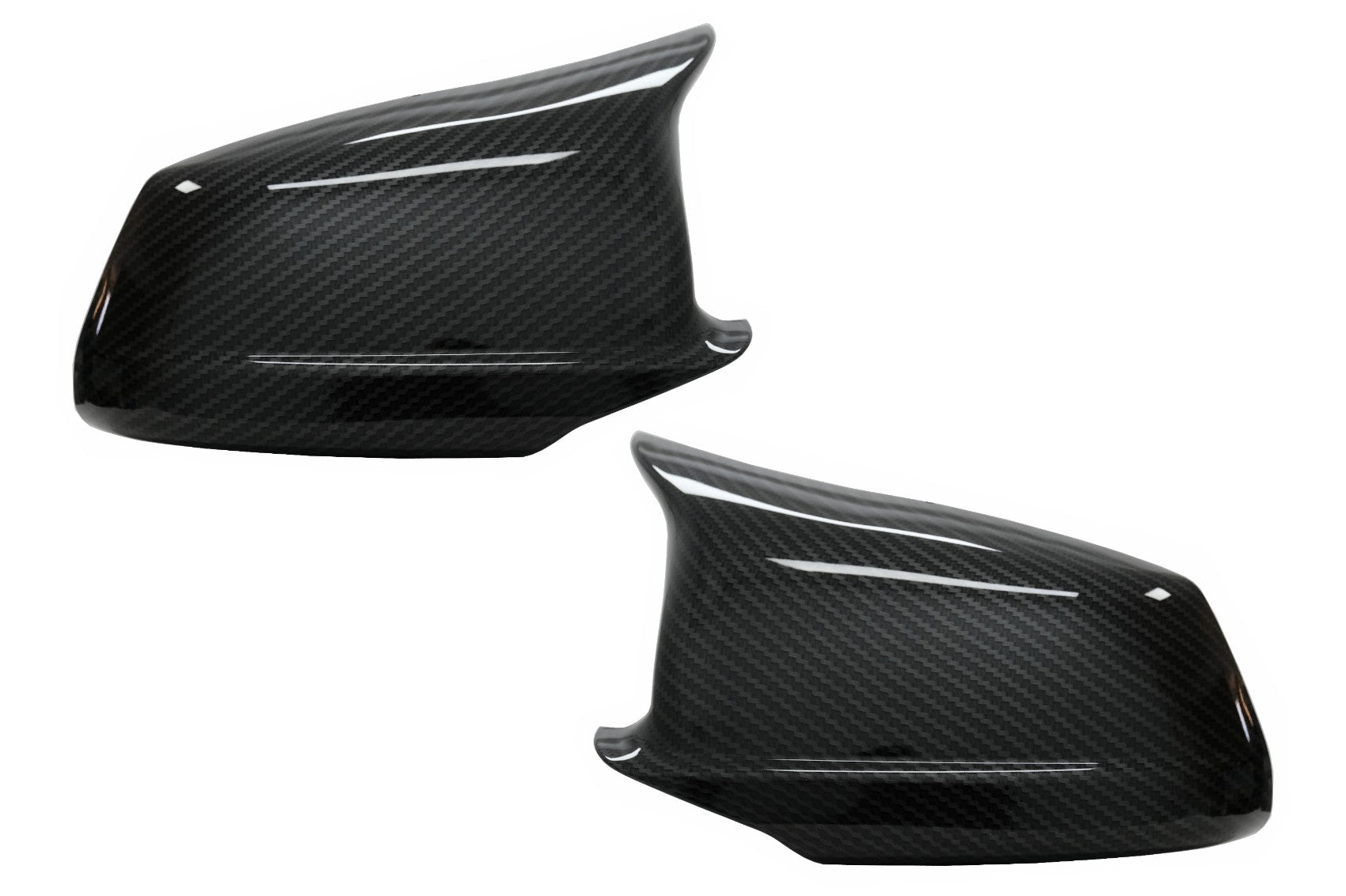 Spiegelkappen Passend Für BMW 5er F10 F11 F18 Non LCI (07.2010-2013) Carbon Look M Design KITT
