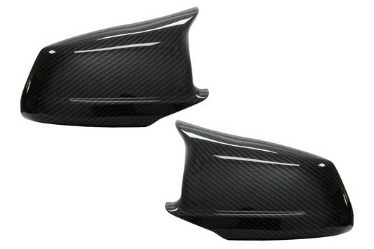 Spiegelkappen Passend Für BMW 5er F10 F11 F18 Non LCI (07.2010-2013) Carbon Look M Design KITT