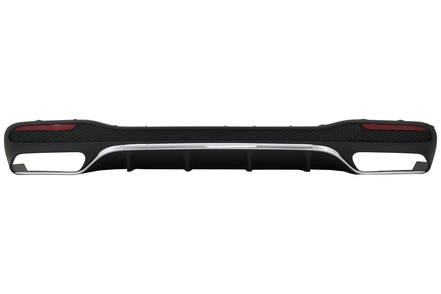 Diffusor für Mercedes GLE W166 SUV Facelift 2015-2019 GLE63 Look Auspuff Tipps CarPartsTuning