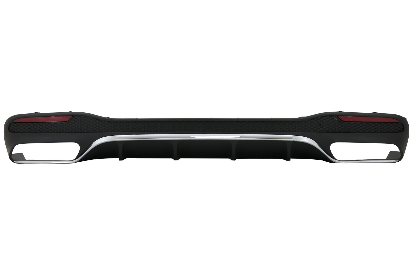 Diffusor für Mercedes GLE W166 SUV Facelift 2015-2019 GLE63 Look Auspuff Tipps CarPartsTuning