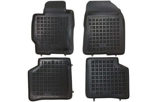 Bodenmatte Schwarz für Toyota PRIUS II XW20 2003 - 2009 3 cm Rand Geruchsfrei CarPartsTuning