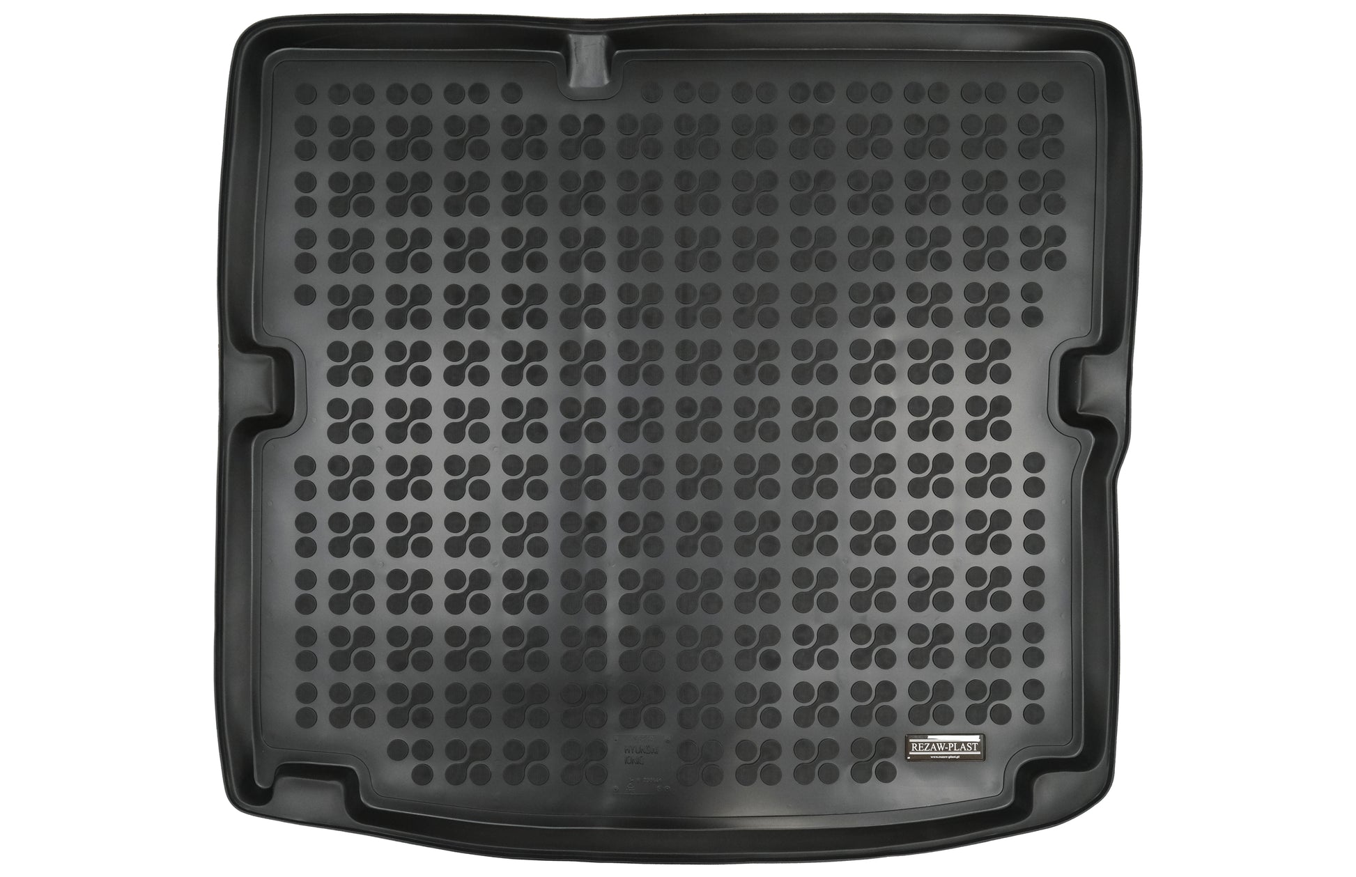 Gummi Kofferraummatte Schwarz Passend Für Hyundai Ioniq Hybrid (2016) Rezaw Plast