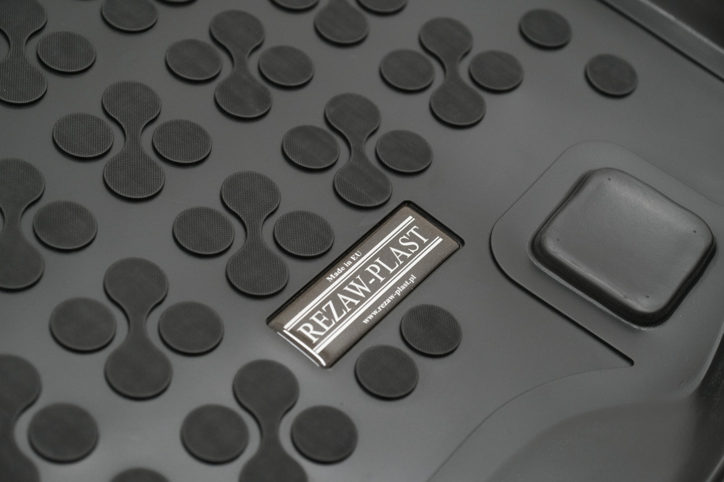 Gummi Kofferraummatte Schwarz Passend Für Hyundai Kona Mit Subwoofer (2017) Rezaw Plast