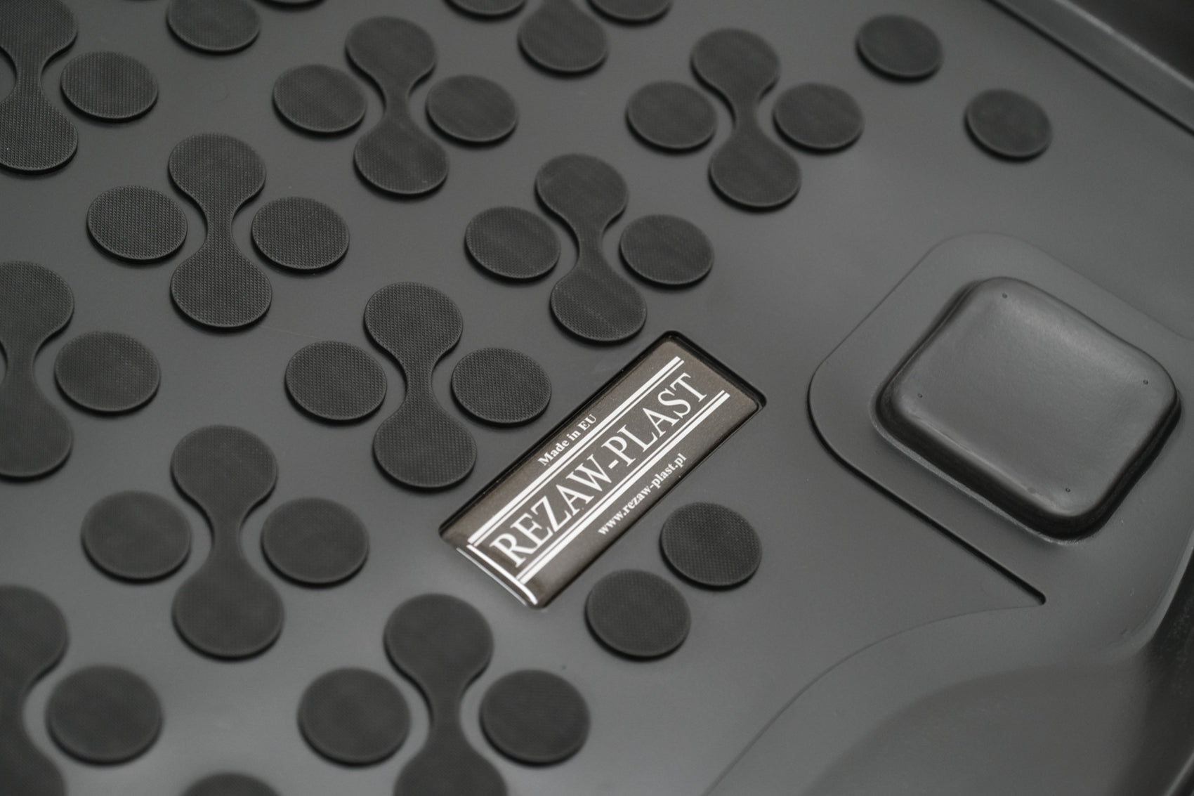 Gummi Kofferraummatte Schwarz Passend Für Hyundai Kona Mit Subwoofer (2017) Rezaw Plast