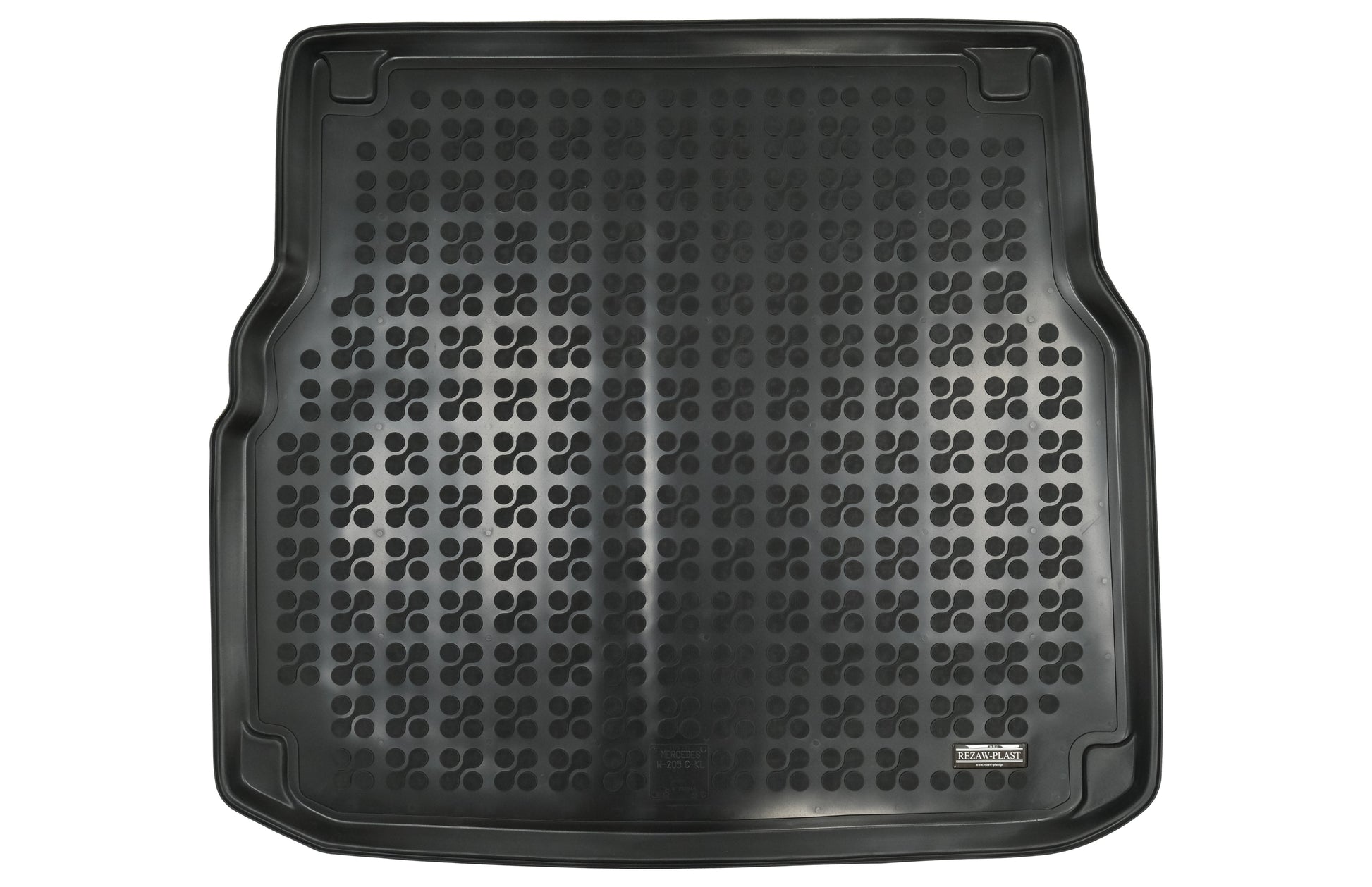 Gummi Kofferraummatte Schwarz für Mercedes C-Klasse S205 Kombi 2014+ CarPartsTuning