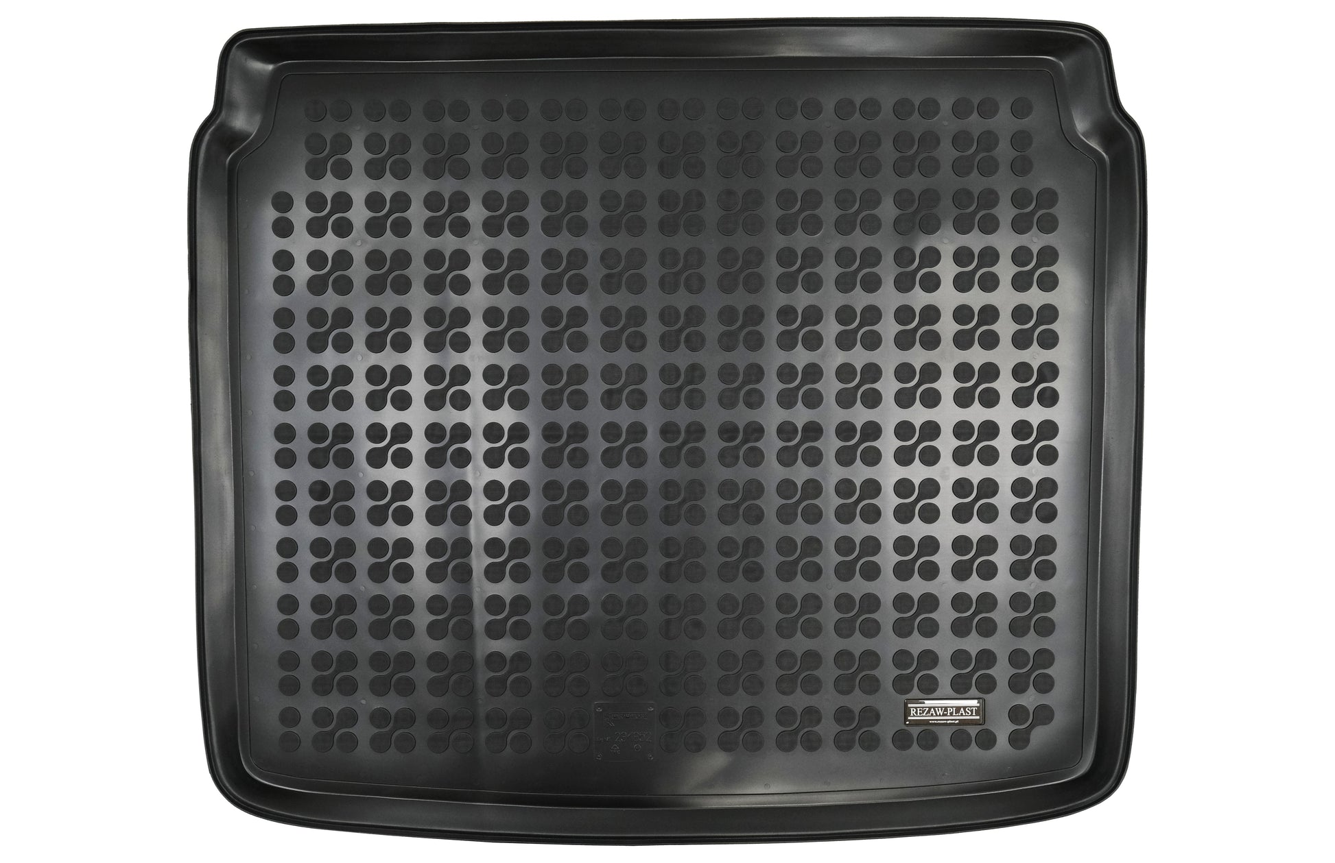 Gummi Kofferraummatte Schwarz für VW TIGUAN I 2007-2017 3 cm Rand Geruchsfrei CarPartsTuning