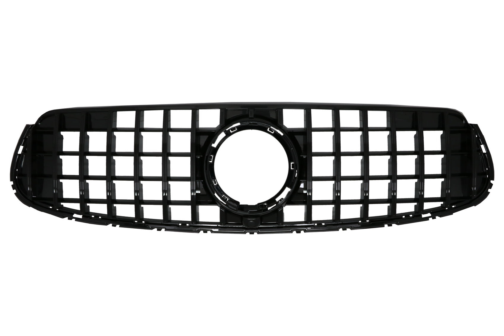Gitter für Mercedes GLC X253 C253 Facelift 2020+ GTR Panamericana Look Alles schwarz CarPartsTuning