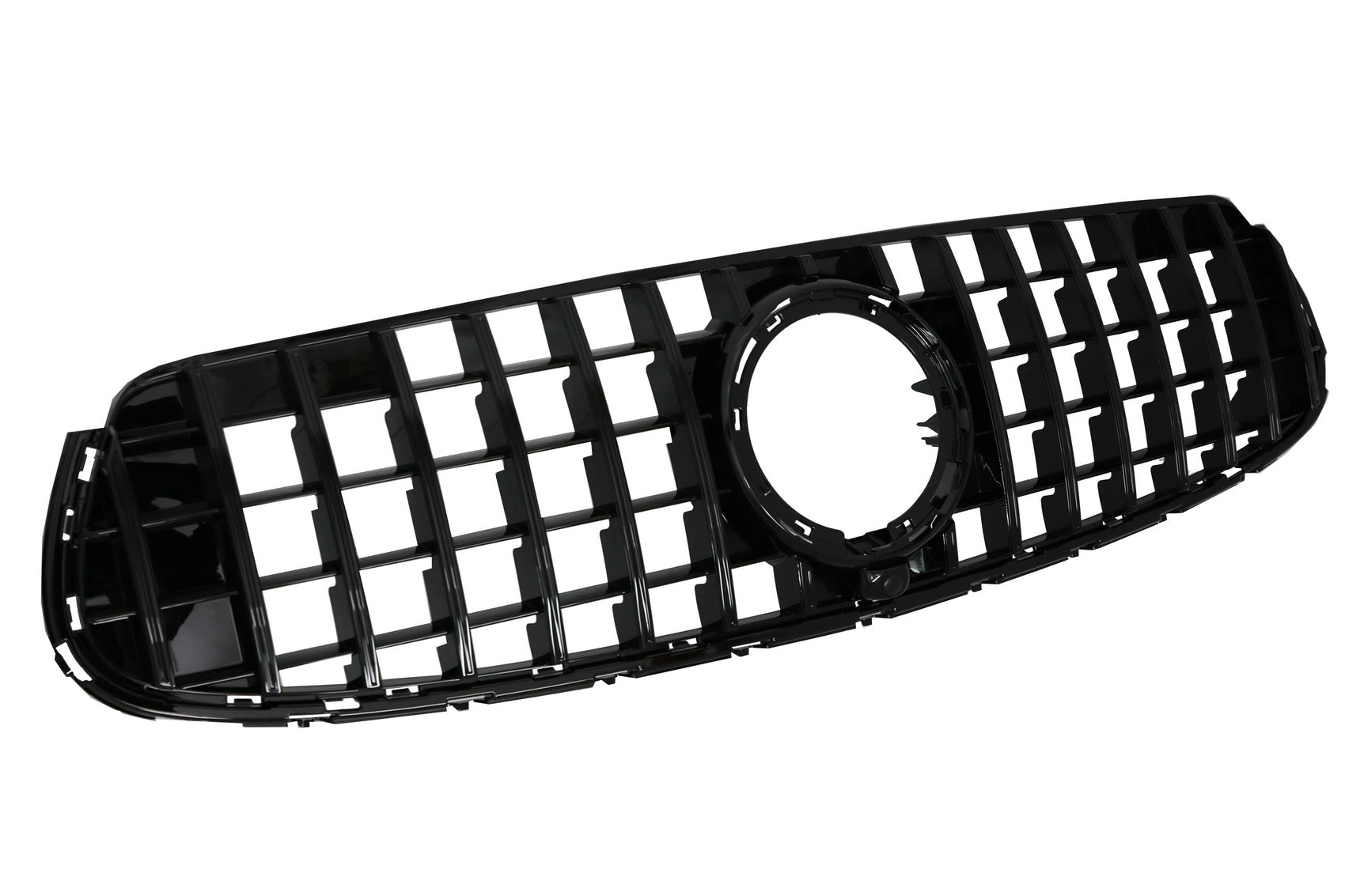 Gitter für Mercedes GLC X253 C253 Facelift 2020+ GTR Panamericana Look Alles schwarz CarPartsTuning