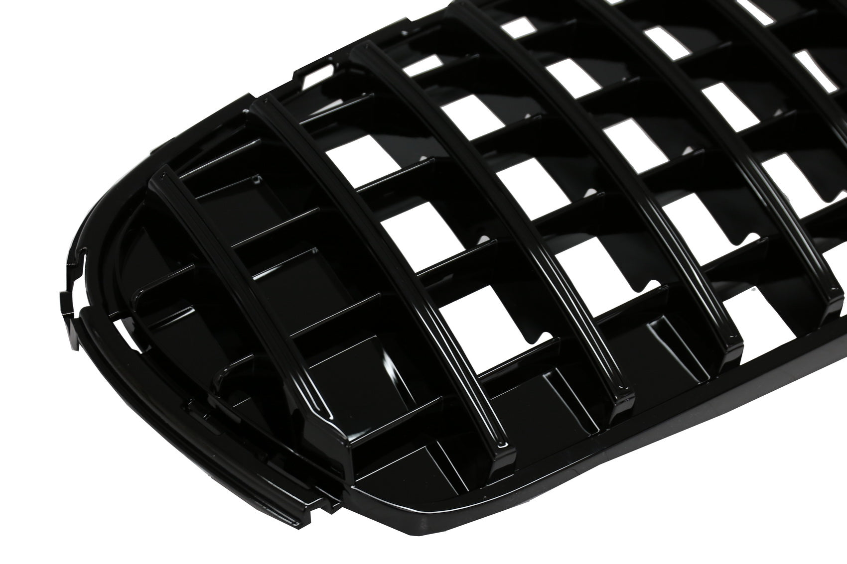 Gitter für Mercedes GLC X253 C253 Facelift 2020+ GTR Panamericana Look Alles schwarz CarPartsTuning