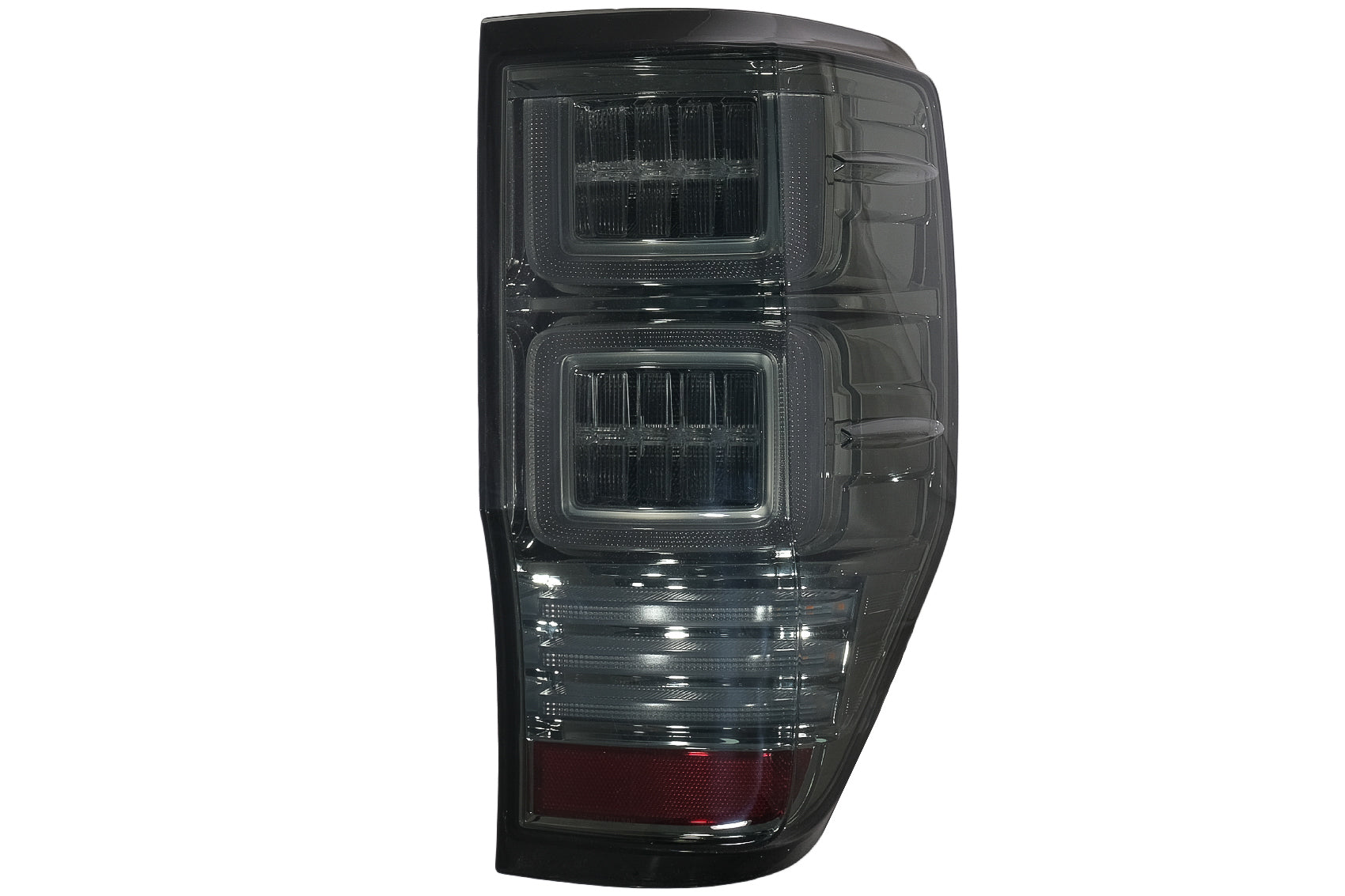 Rückleuchten LED Passend Für Ford Ranger (2012-2018) Mit Sequentiellen Dynamischen Blinkern Smoke KITT