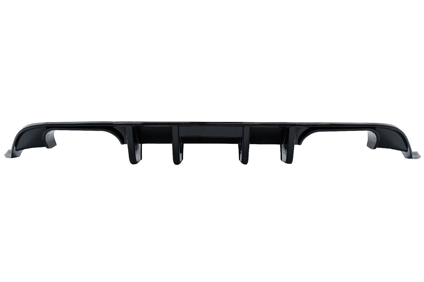 Heckschürzen-Luftdiffusor mit Frontschürzenlippen-Verlängerungsspoiler passend für VW Golf 7.5 (2017-2019) R Look Piano Black KITT